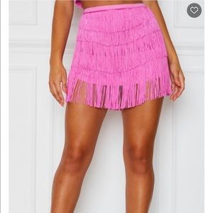 White Fox Boutique High Hopes Mini Skirt - Orchid